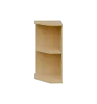 TZ 2 - 3 kancelářská skříň rohová, levá, 750x360x400, javor horský